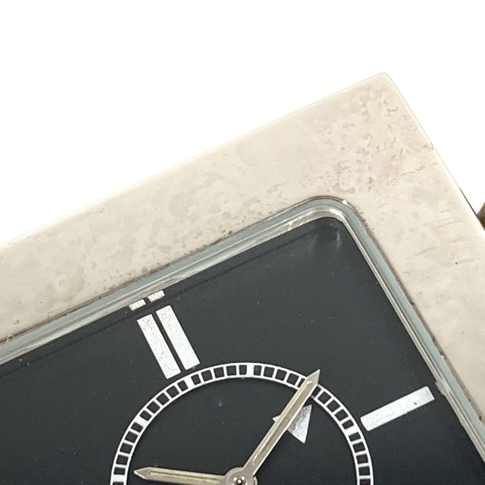 GUCCI REF0840 ロゴ トラベルウォッチ ウォッチ インテリア 置時計 SS ユニセックス シルバー