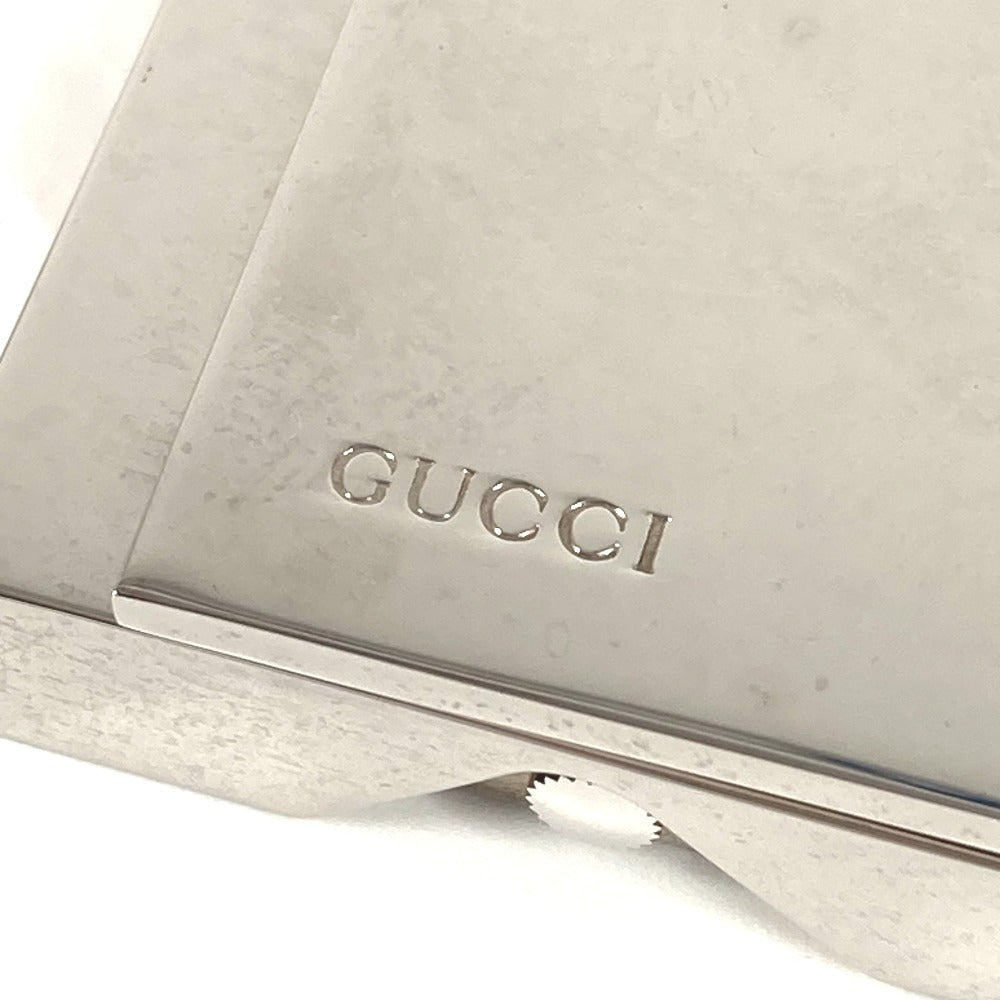 GUCCI REF0840 ロゴ トラベルウォッチ ウォッチ インテリア 置時計 SS ユニセックス シルバー