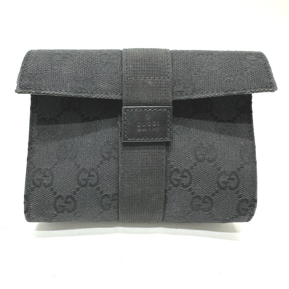 GUCCI 39.0911 GG 化粧ポーチ ポーチ GGキャンバス レディース ブラック