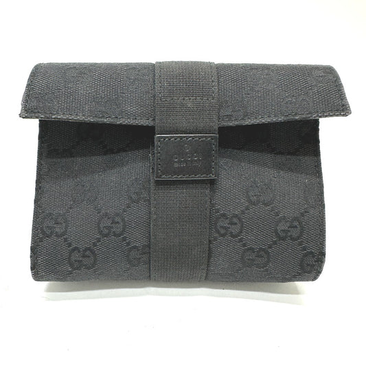 GUCCI 39.0911 GG 化粧ポーチ ポーチ GGキャンバス レディース ブラック