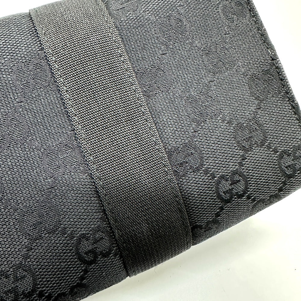 GUCCI 39.0911 GG 化粧ポーチ ポーチ GGキャンバス レディース ブラック