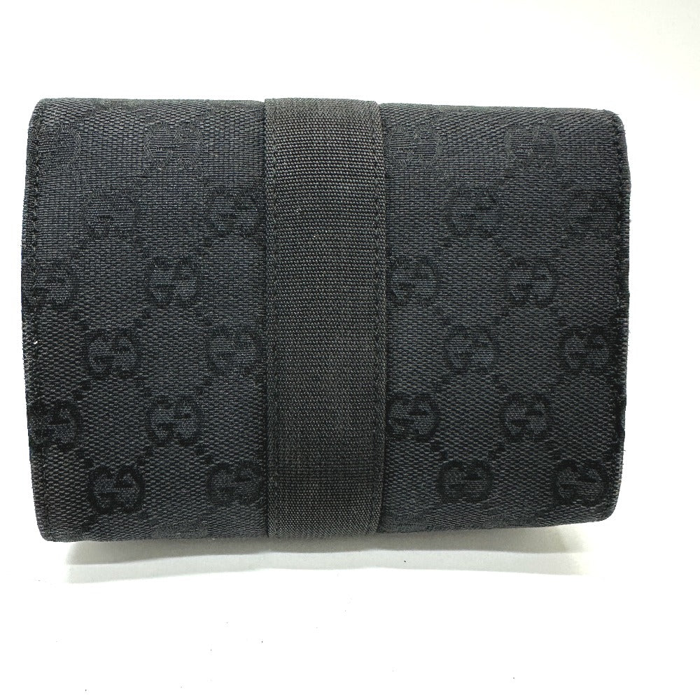 GUCCI 39.0911 GG 化粧ポーチ ポーチ GGキャンバス レディース ブラック
