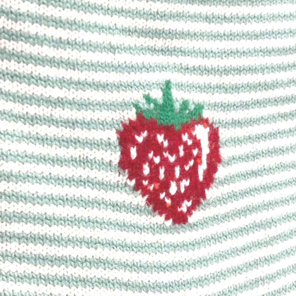 GUCCI 695740 Dog Knitwear Strawberry Pet Clothes Tops and Other Items Wool Unisex Pink