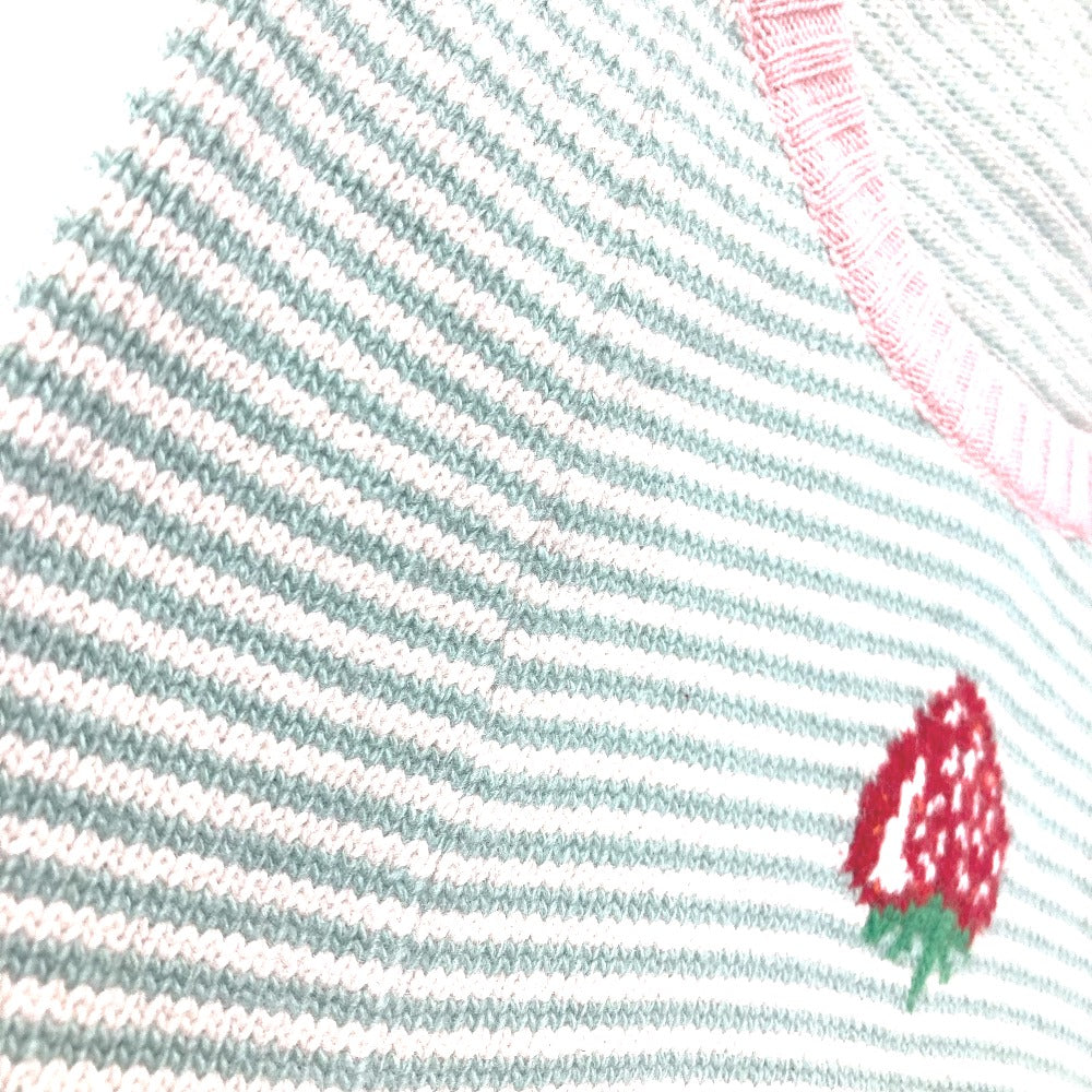 GUCCI 695740 Dog Knitwear Strawberry Pet Clothes Tops and Other Items Wool Unisex Pink