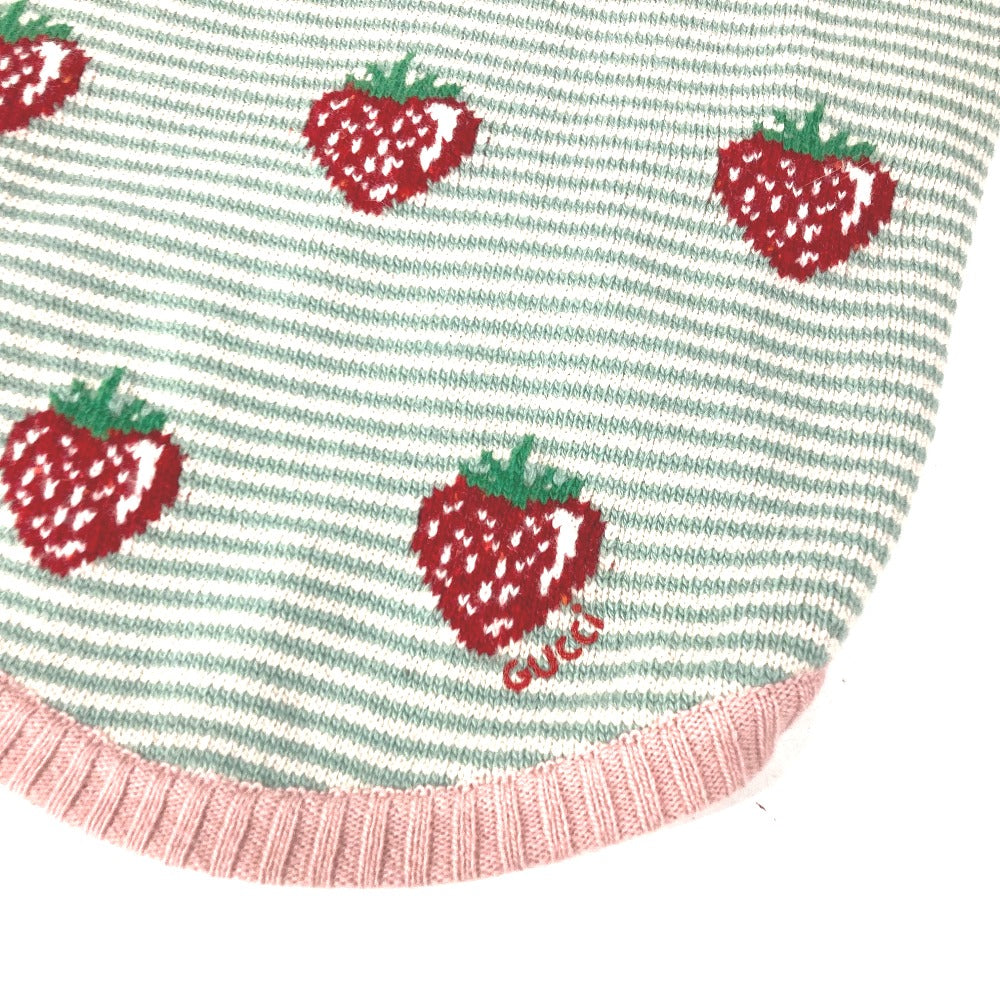 GUCCI 695740 Dog Knitwear Strawberry Pet Clothes Tops and Other Items Wool Unisex Pink
