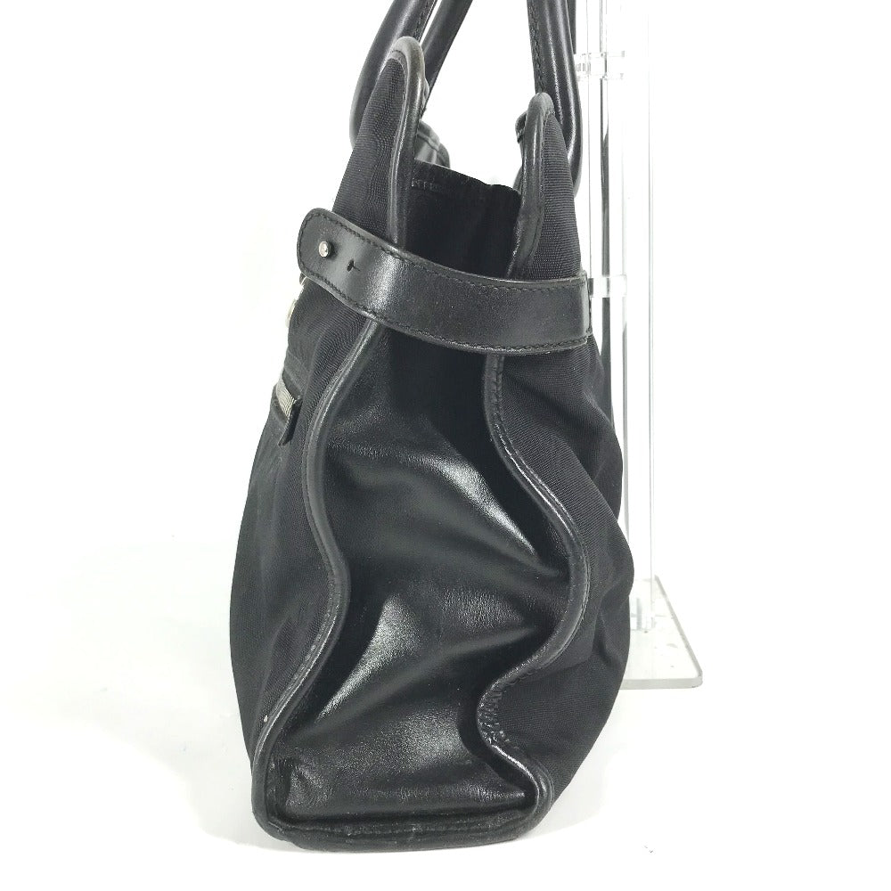 GUCCI 246410 ロゴ カバン ハンドバッグ トートバッグ ビジネスバッグ ナイロン/レザー メンズ ブラック