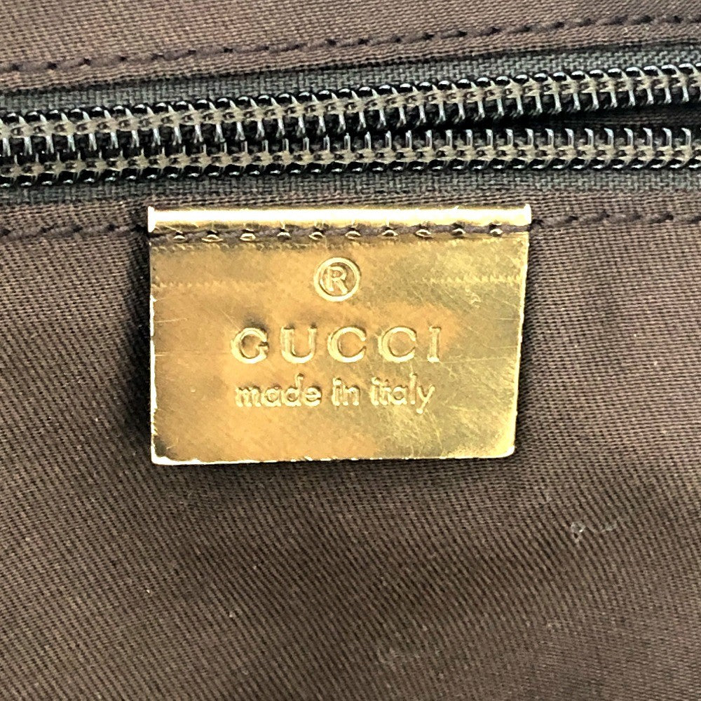 GUCCI 153240 GGCanvas Square Shoulder Bag Tote Bag Travel Bag Duffle Bag GGCanvas Beige Used