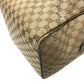 GUCCI 153240 GGCanvas Square Shoulder Bag Tote Bag Travel Bag Duffle Bag GGCanvas Beige Used