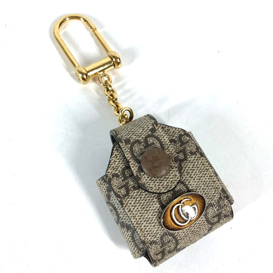 GUCCI 596720 GG オフディア スプリーム airpodsケース エアポッズ apple アップル イヤホンケース イヤフォンケース レザー/PVC レディース ベージュ