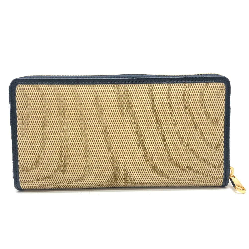 GUCCI 621889 Horsebit Zip Around Long wallet accessory Long Wallet Canvas/Leather BROWN Brown Used