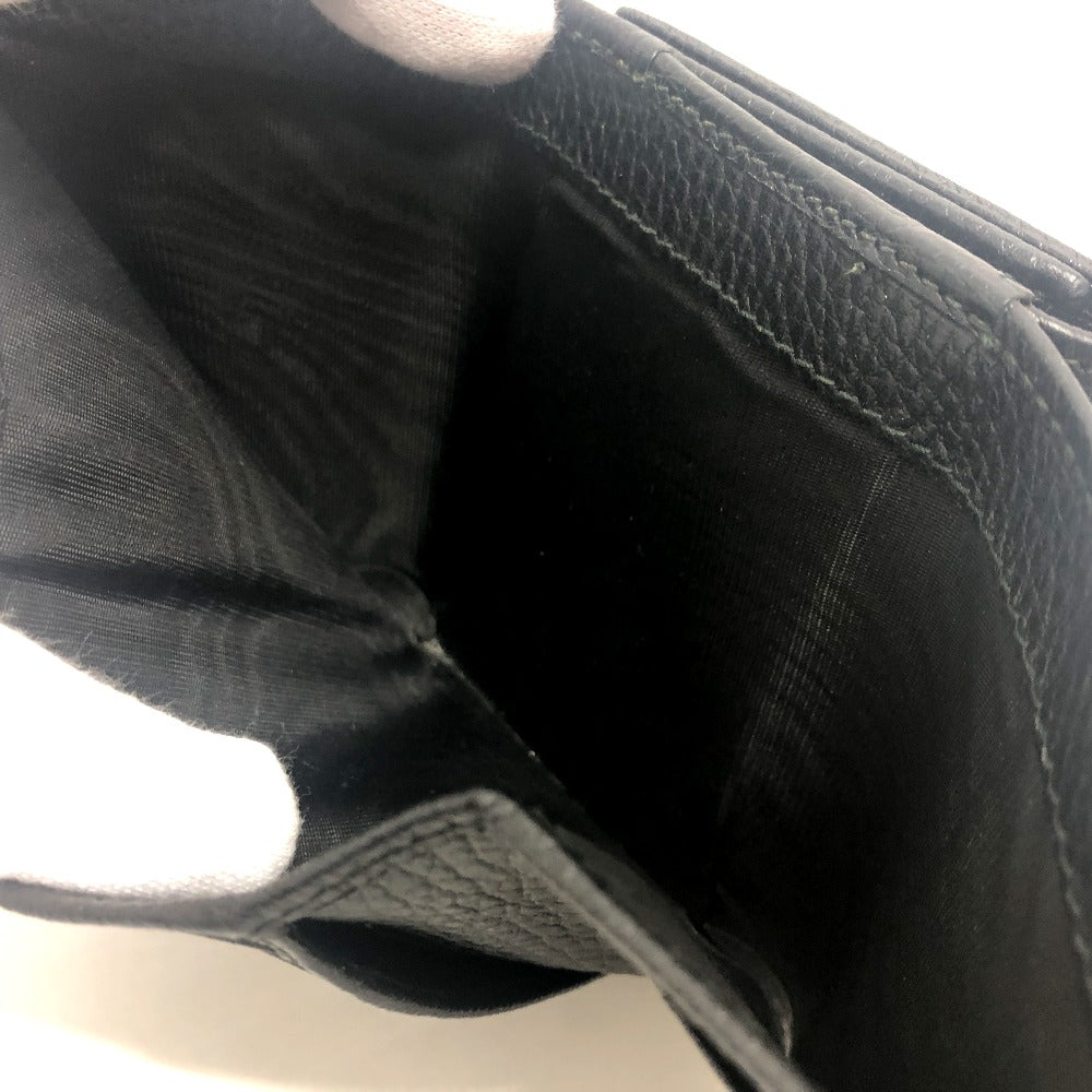 GUCCI 474746 GGマーモント コンパクトウォレット 小銭入れ 財布 ウォレット コンパクト財布 3つ折り財布 レザー レディース ブラック - brandshop-reference