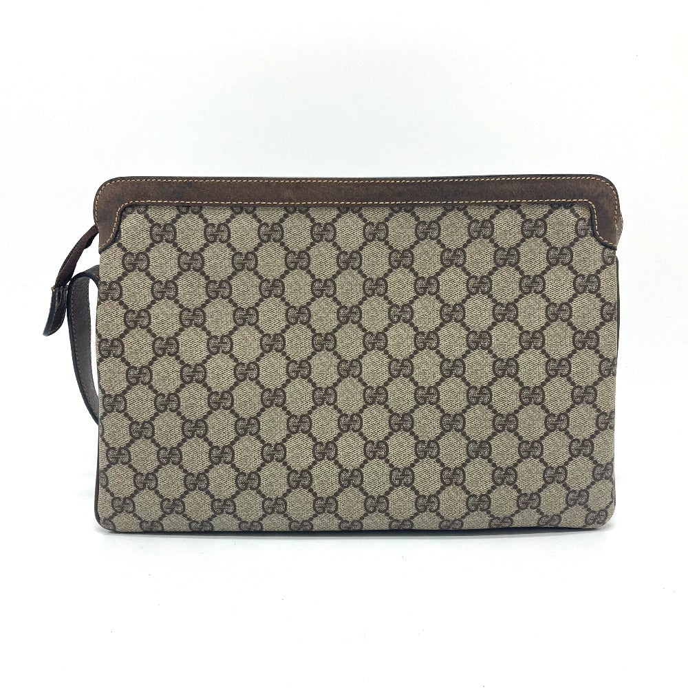 GUCCI 010・378 シェリーライン オールドグッチ カバン 斜め掛け 肩掛け ショルダーバッグ キャンバス レディース ブラウン - brandshop-reference