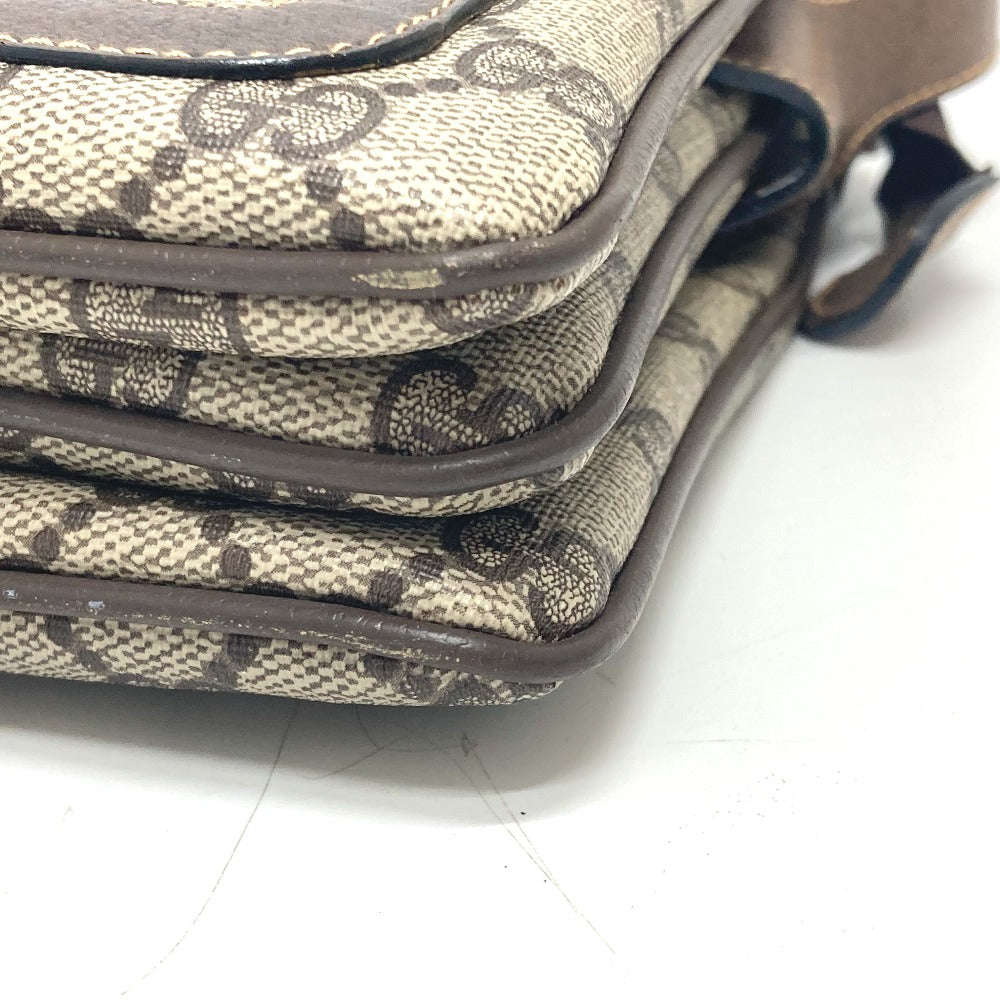 GUCCI 010・378 シェリーライン オールドグッチ カバン 斜め掛け 肩掛け ショルダーバッグ キャンバス レディース ブラウン - brandshop-reference