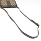 GUCCI Old Gucci Vintage GG Interlocking G Bag Crossbody Shoulder Bag PVC/Leather Women's Beige