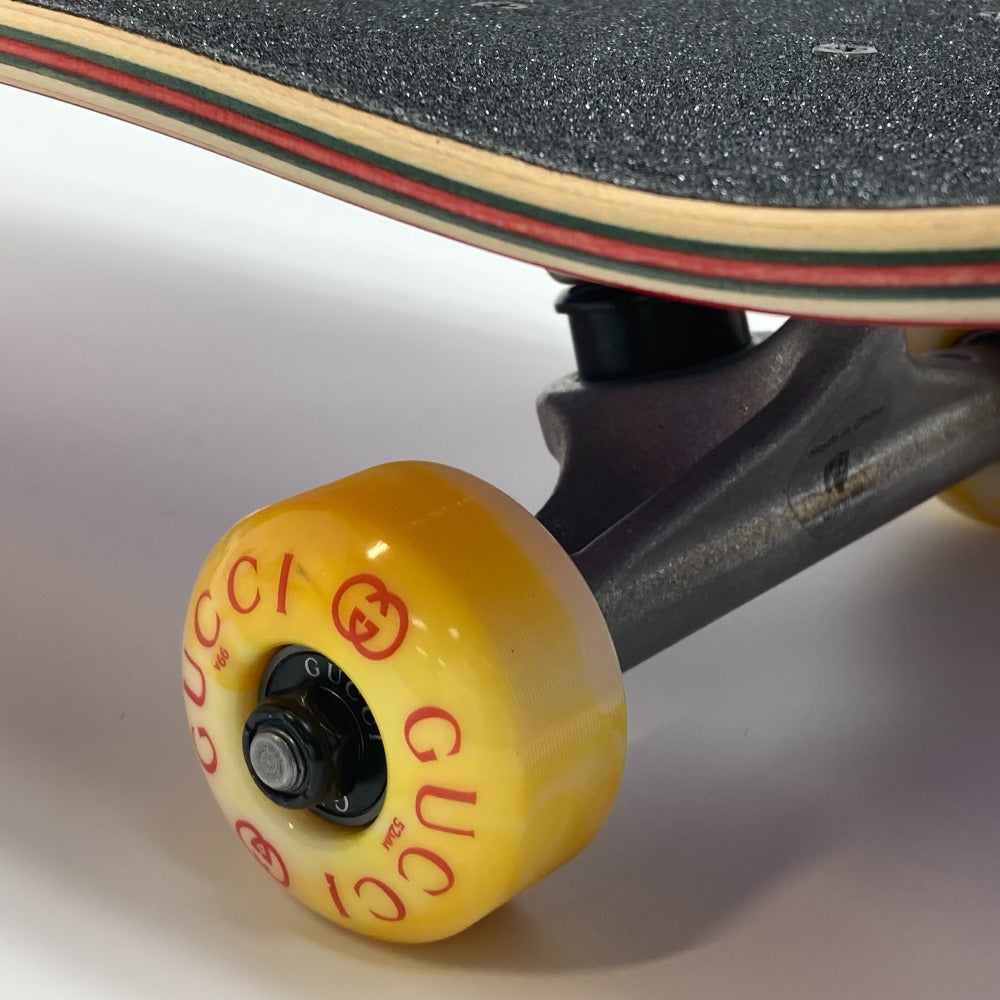 GUCCI Miyashita Park Exclusive, Limited Edition of 100, Men's Wooden Skateboard, Light Blue and Red