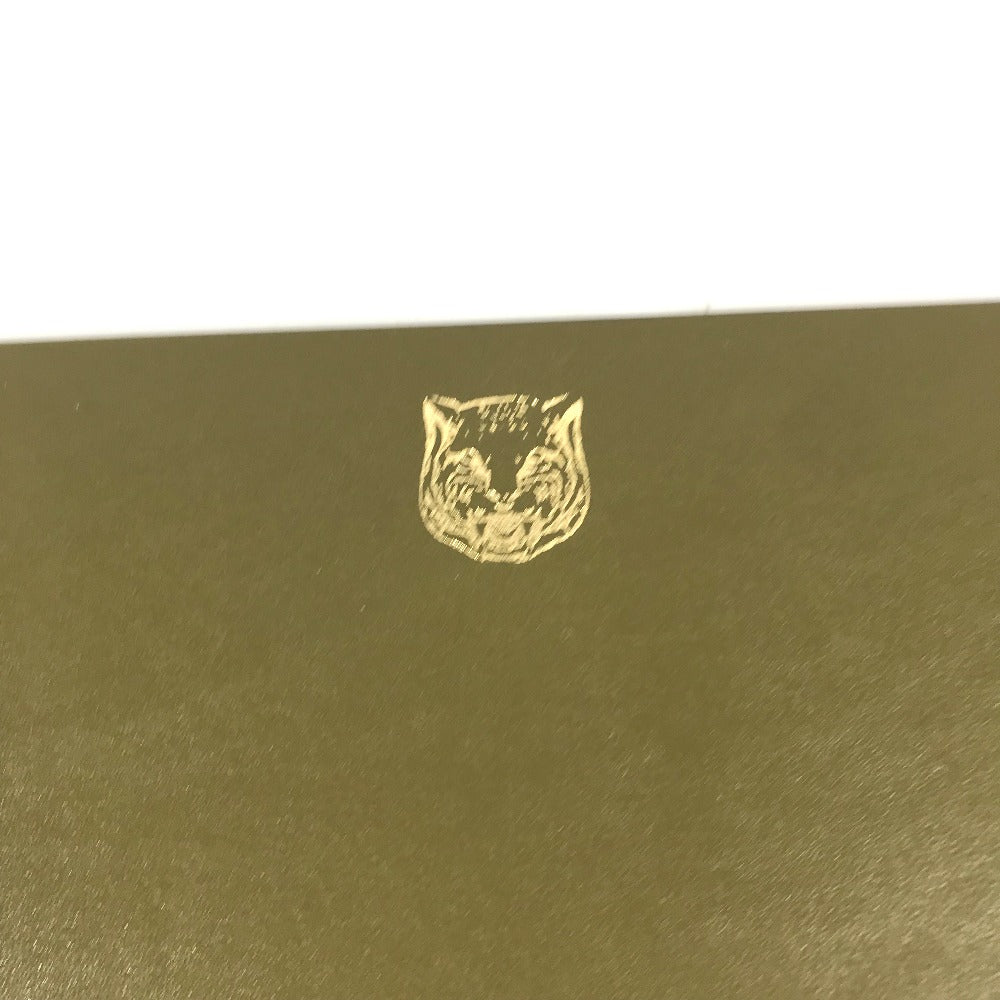 GUCCI PC Computer Interior Tiger Mouse Pad Leather Men's Khaki