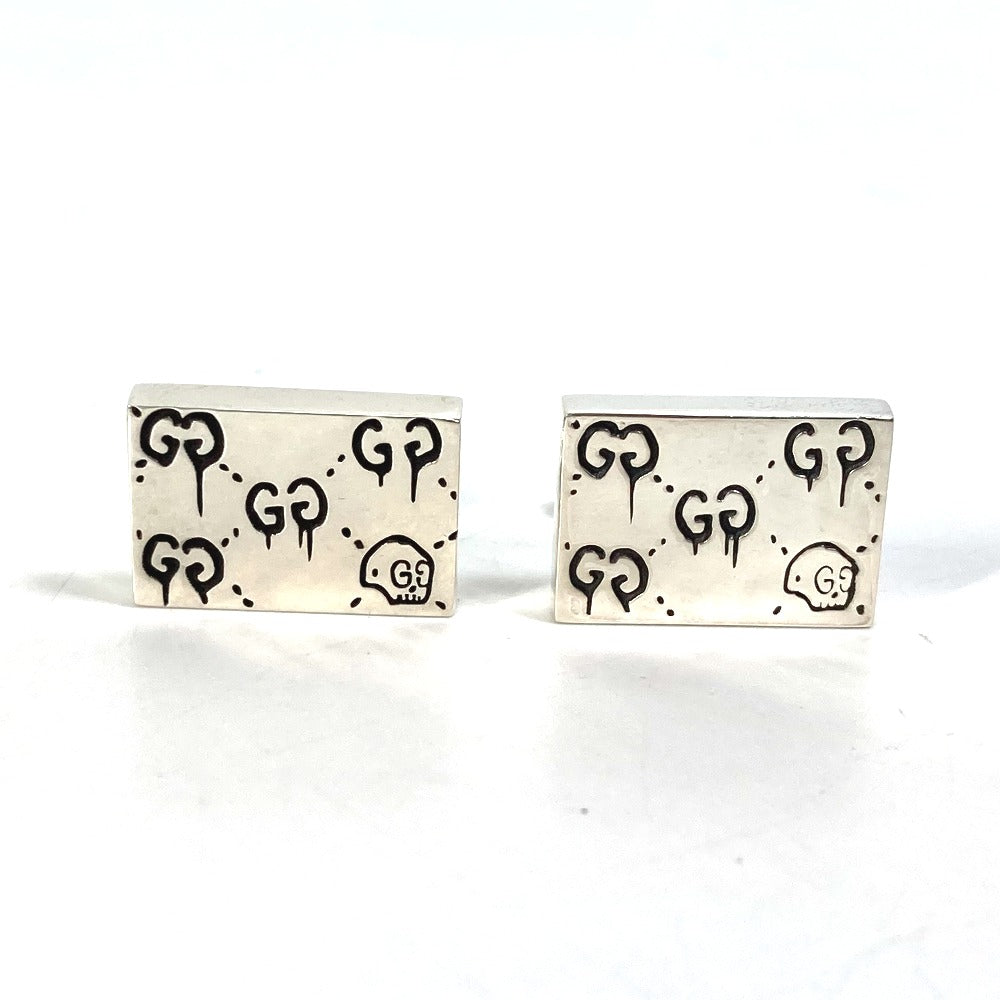 GUCCI 457224 ゴースト アクセサリー カフス SV925 メンズ シルバー