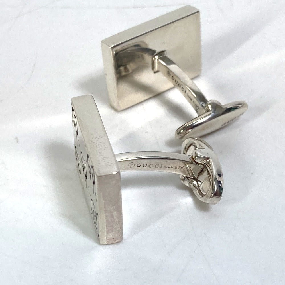 GUCCI 457224 ゴースト アクセサリー カフス SV925 メンズ シルバー