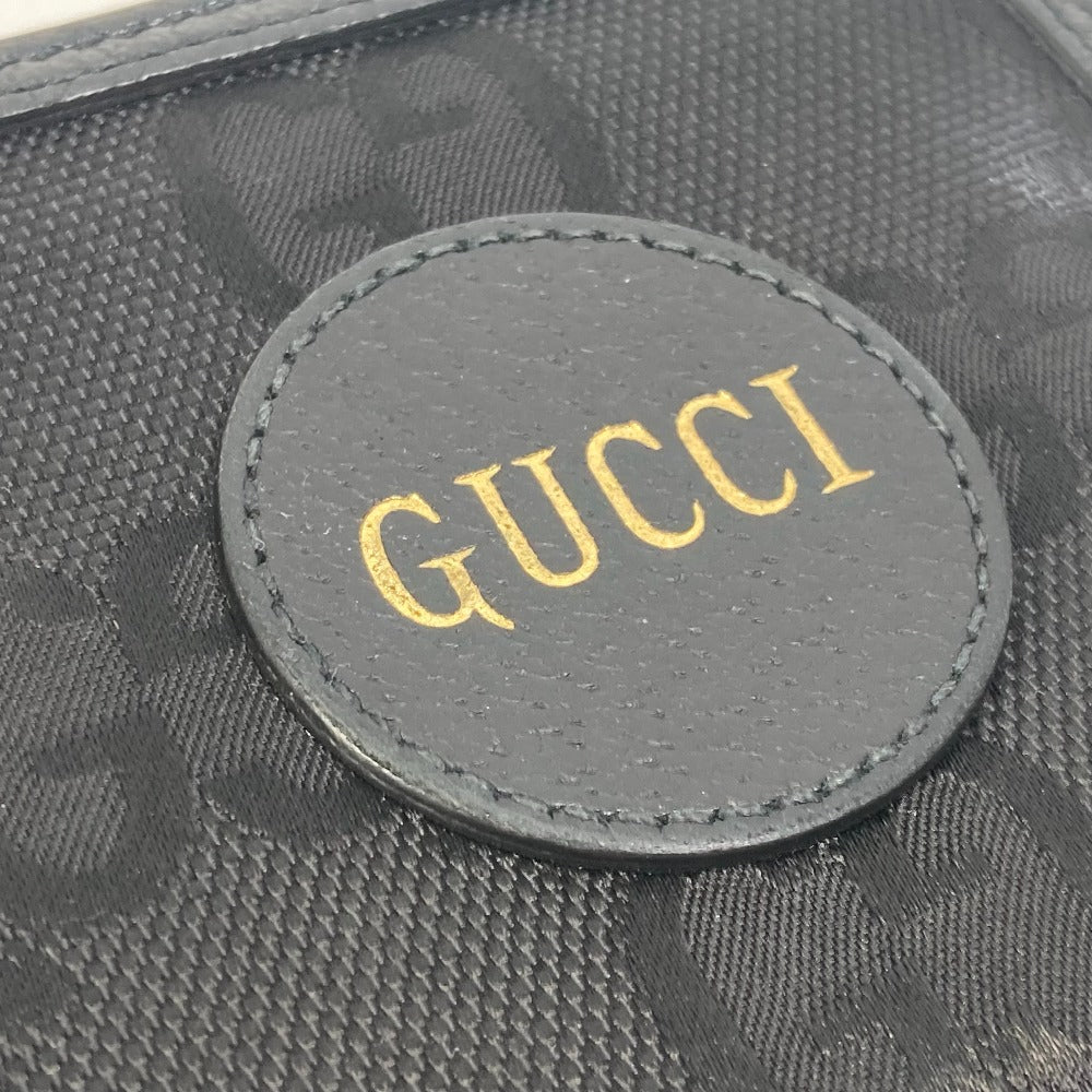 GUCCI 625574 Gucci Off The Grid グッチ オフ・ザ・グリッド GG ロゴ 2つ折り財布 ナイロン/レザー メンズ ブラック