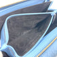 GUCCI 449364 Micro Guccissima Round Zip Long Wallet Leather Women's Light Blue