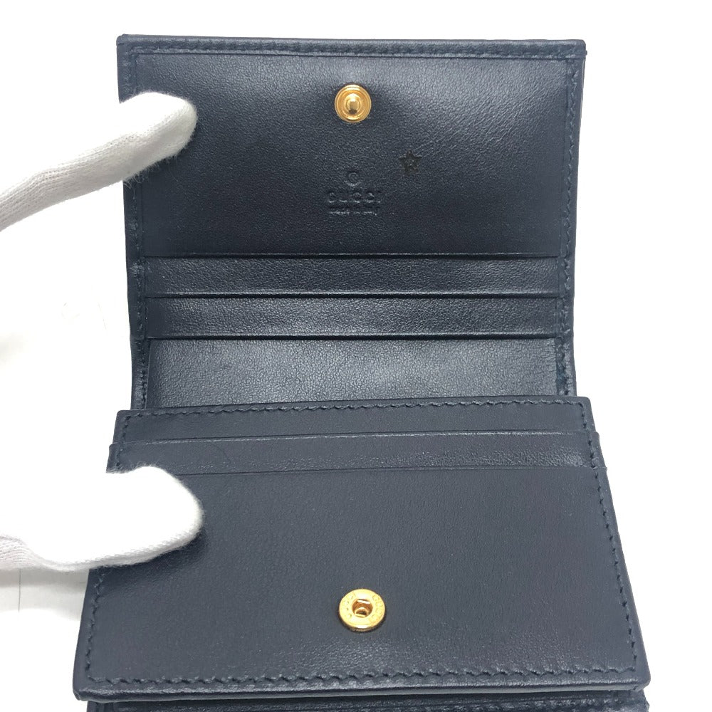 GUCCI 621887 Horsebit Compact Wallet Small Items Folded wallet Canvas/Leather BROWN Brown Used