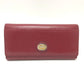 GUCCI 598531 ロングウォレット マリーナ インターロッキングG 長財布 2つ折り財布 レザー レディース レッド