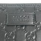 GUCCI 429004 グッチシマ GG ロゴ 斜め掛け カバン 2WAYバッグ クラッチバッグ ショルダーバッグ シマレザー メンズ ブラック
