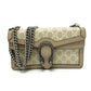 GUCCI 499623 GG Dionysus chain bag Shoulder Bag GG Supreme Canvas Beige/Metal fittingsSilver Used