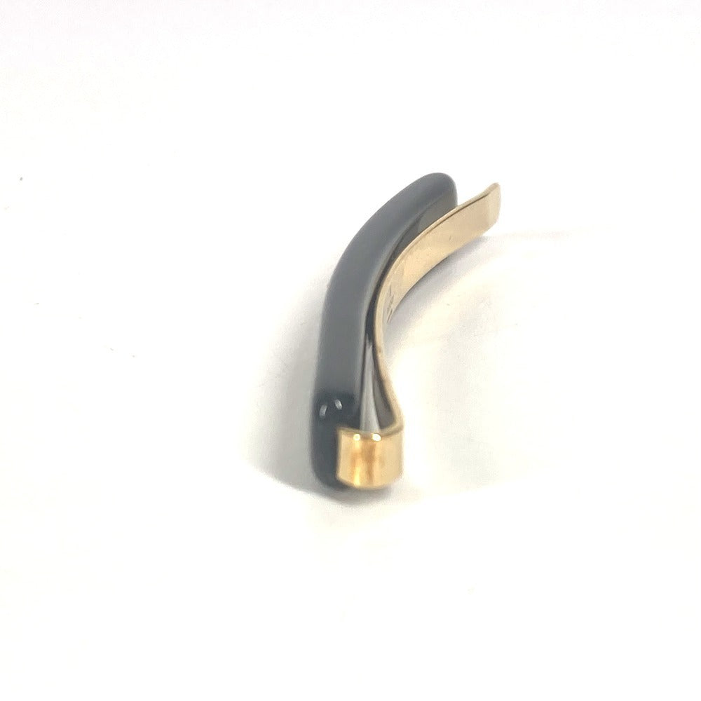 GUCCI GG Logo Rhinestone Hairpin Plastic Hair Accessory for Women in Black
