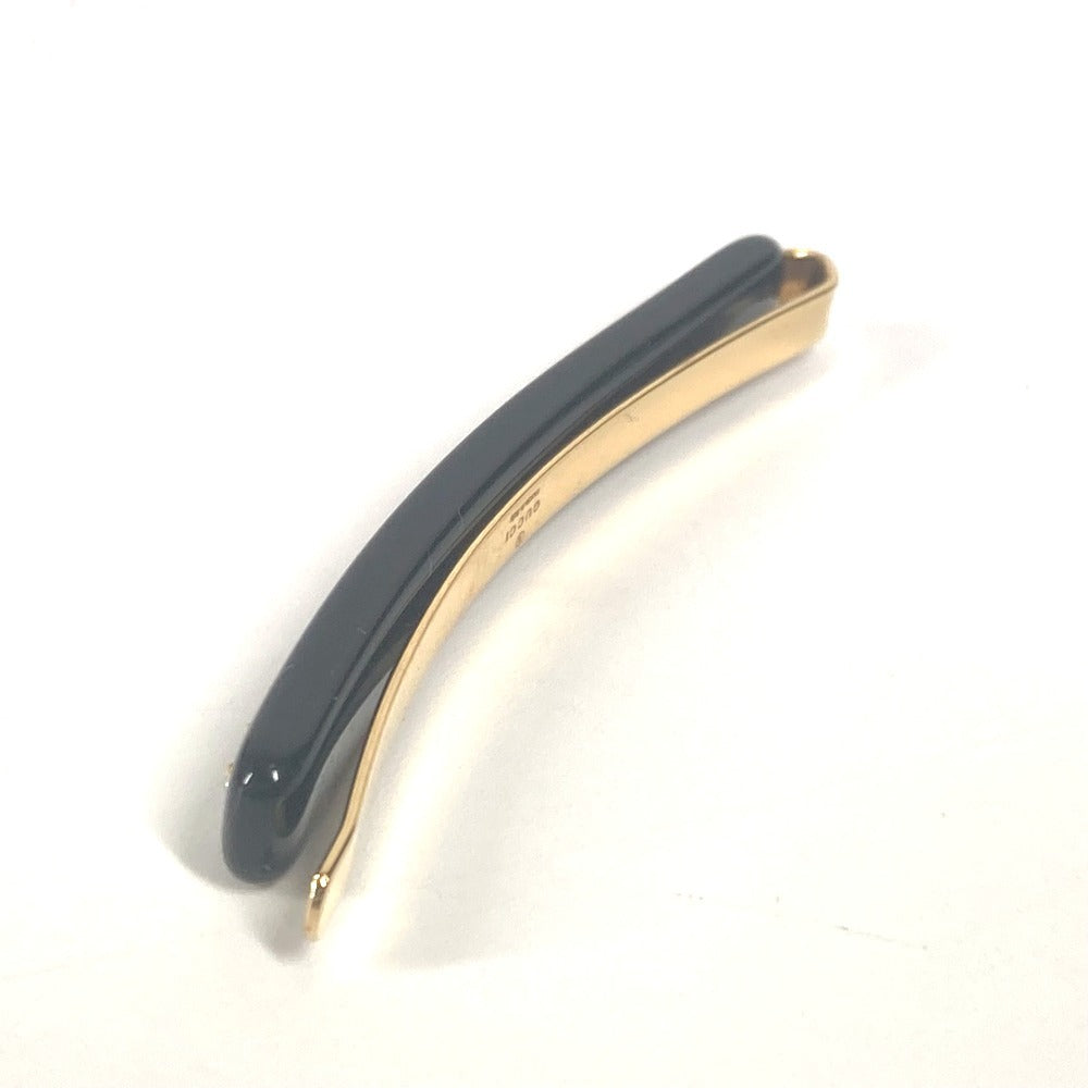 GUCCI GG Logo Rhinestone Hairpin Plastic Hair Accessory for Women in Black