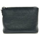 GUCCI 387075 Cosmopolis Strap Bag Clutch Bag Leather Unisex Black