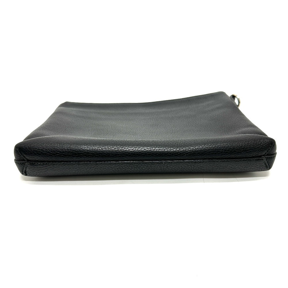 GUCCI 387075 Cosmopolis Strap Bag Clutch Bag Leather Unisex Black