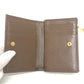 GUCCI 726846 Horsebit 1955 Compact Wallet Mini Wallet GG Supreme Bi-fold Wallet GG Supreme Canvas Women's Brown