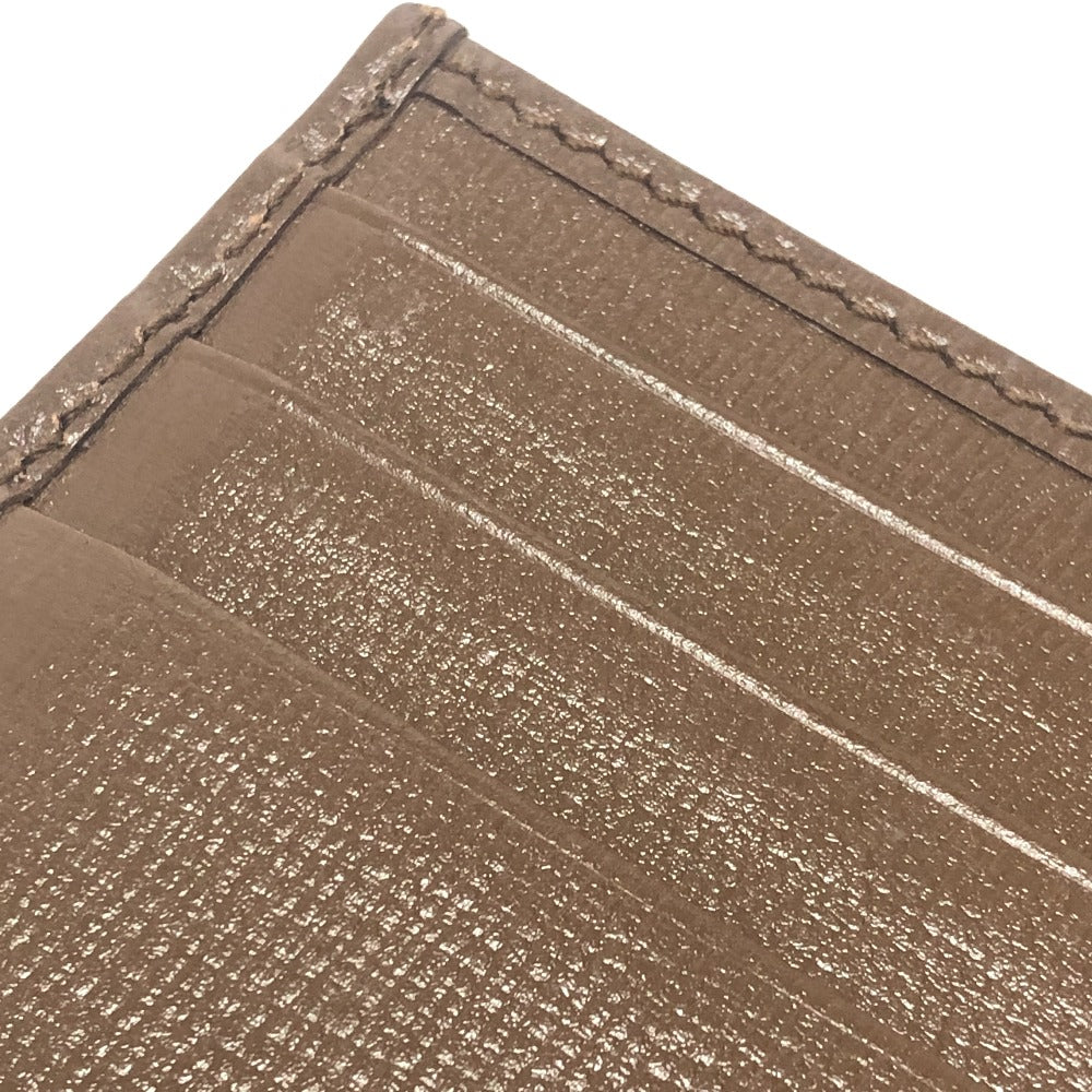 GUCCI 726846 Horsebit 1955 Compact Wallet Mini Wallet GG Supreme Bi-fold Wallet GG Supreme Canvas Women's Brown
