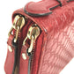 GUCCI 544250 Micro Guccissima Logo Travel Case Double Zip Long Wallet Handbag Long Wallet Leather Red Used