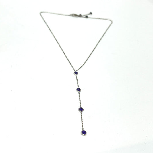 GUCCI K18WG アメジスト アクセサリー ネックレス K18WG レディース シルバー