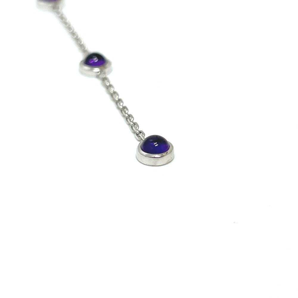 GUCCI K18WG Amethyst Accessory Necklace K18WG Women's Silver