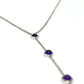 GUCCI K18WG Amethyst Accessory Necklace K18WG Women's Silver