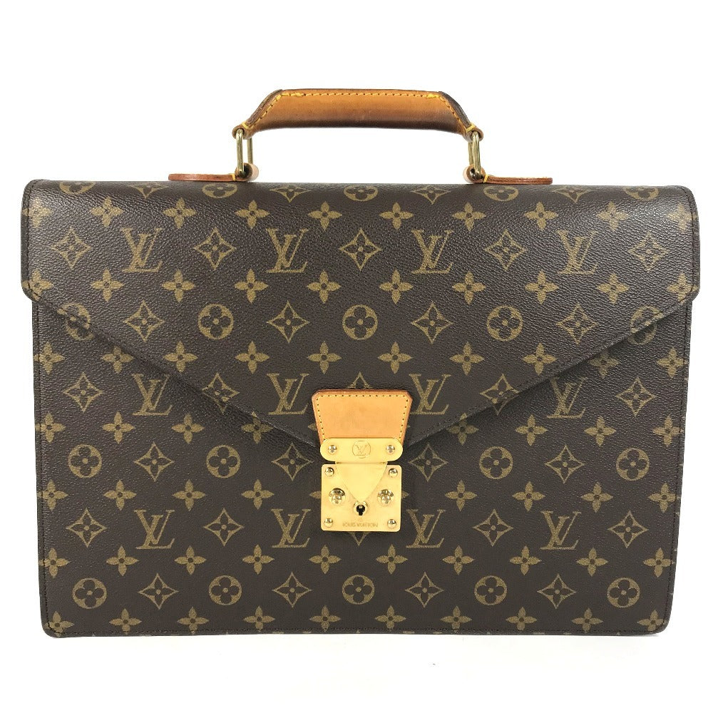 LOUIS VUITTON M53331 Monogram Serviette Conseiller Handbag, Tote bag, Document bag, Briefcase Business bag MonogramCanvas Brown Used
