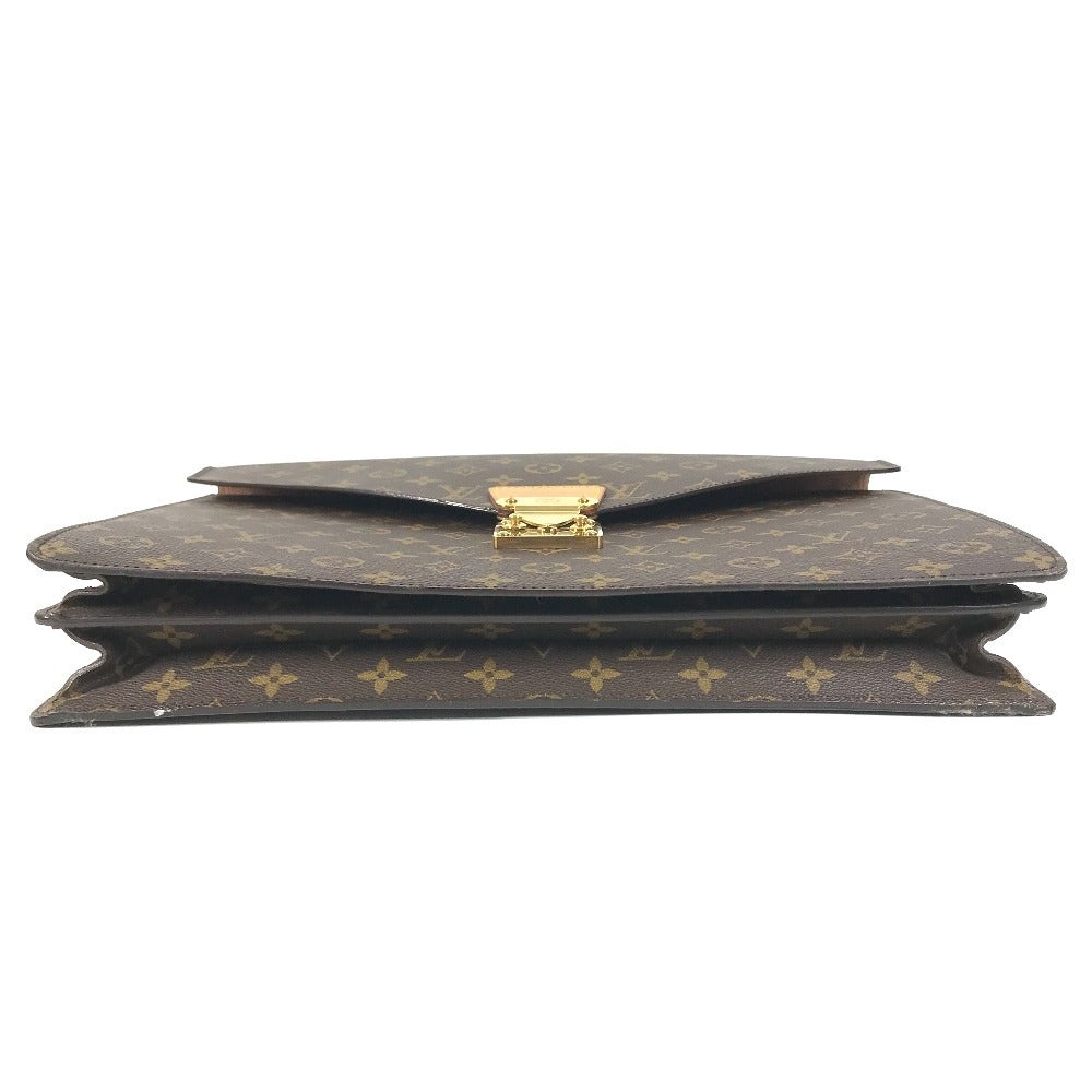 LOUIS VUITTON M53331 Monogram Serviette Conseiller Handbag, Tote bag, Document bag, Briefcase Business bag MonogramCanvas Brown Used