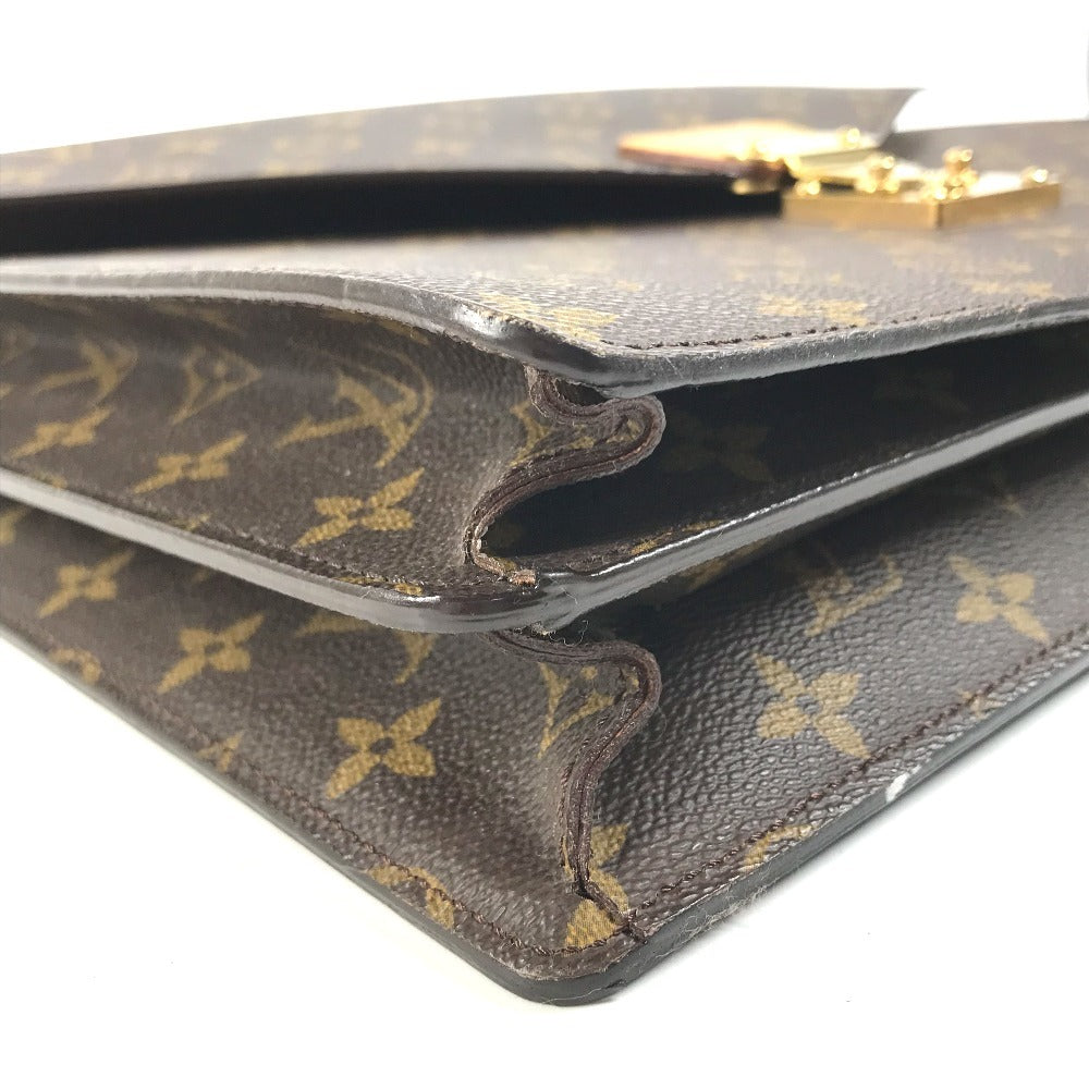 LOUIS VUITTON M53331 Monogram Serviette Conseiller Handbag, Tote bag, Document bag, Briefcase Business bag MonogramCanvas Brown Used