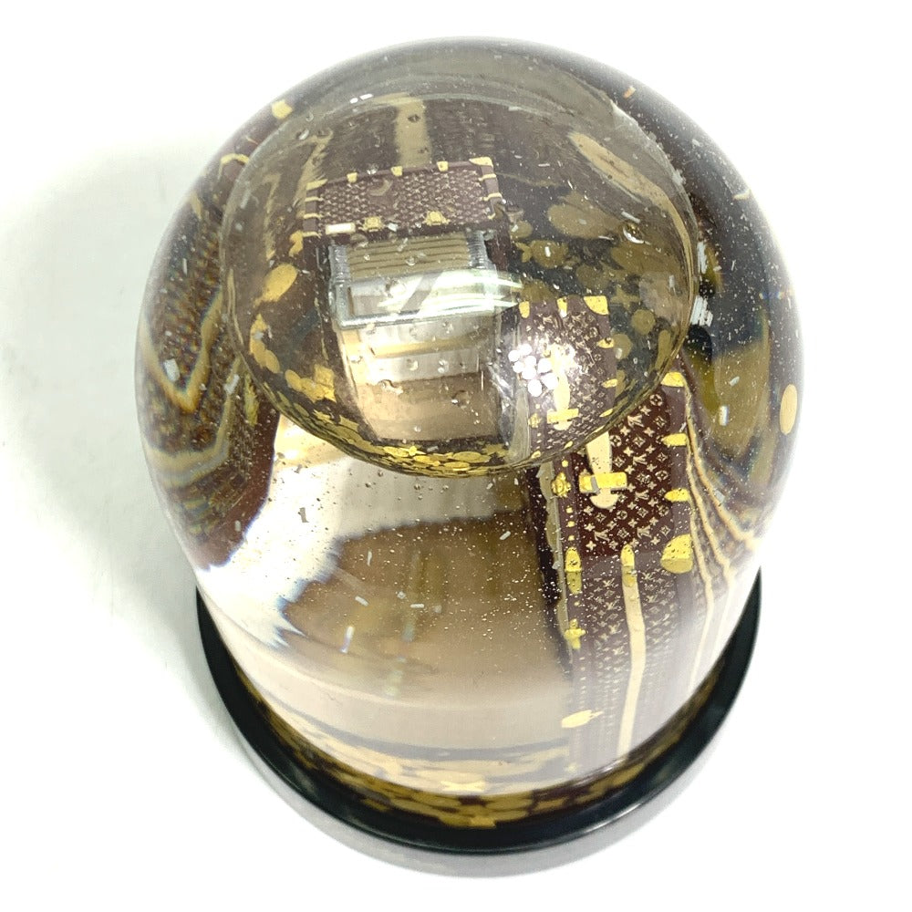 LOUIS VUITTON 2009 Limited Edition Wardrobe Trunk Figurine, Novelty, Not for Sale, Interior Decor, Ceramic Snow Globe, Women's, Brown