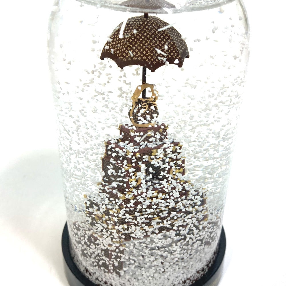 LOUIS VUITTON N99229 Bag Noe Umbrella Monogram Trunk Tower Eiffel Tower Snow Globe Glass Interior Object Unisex Brown