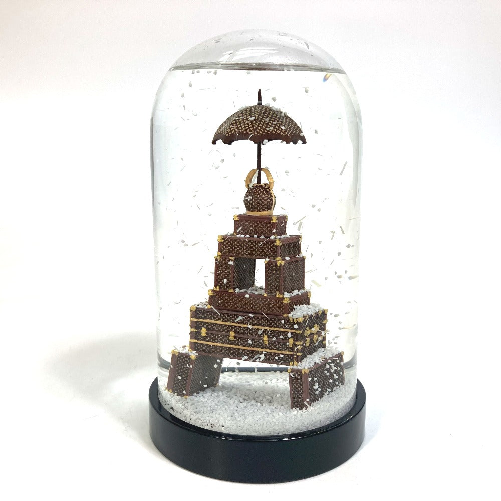 LOUIS VUITTON N99229 Bag Noe Umbrella Monogram Trunk Tower Eiffel Tower Snow Globe Glass Interior Object Unisex Brown