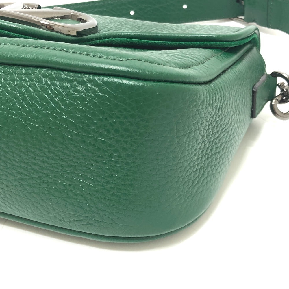 Valentino Garavani オールタイム ロゴ 2WAY カバン ショルダーバッグ レザー レディース グリーン