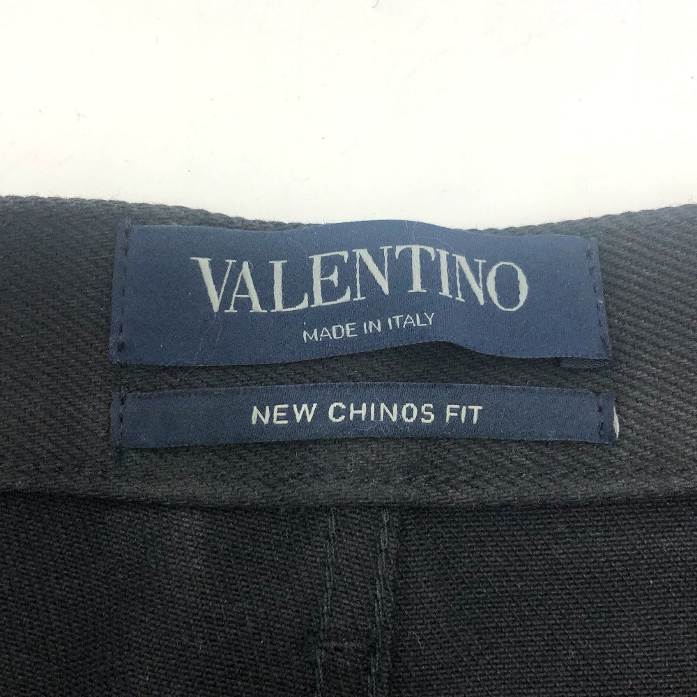 VALENTINO TV3DE00H5YB Vロゴ クロップド ジーンズ パンツ ジーパン ジーンズ デニム アパレル ズボン パンツ デニム メンズ ブラック