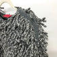 VALENTINO S44GP0017 フリンジ ニット アパレル ジャケット アウター ショート丈 カーディガン キュプラ レディース グレー