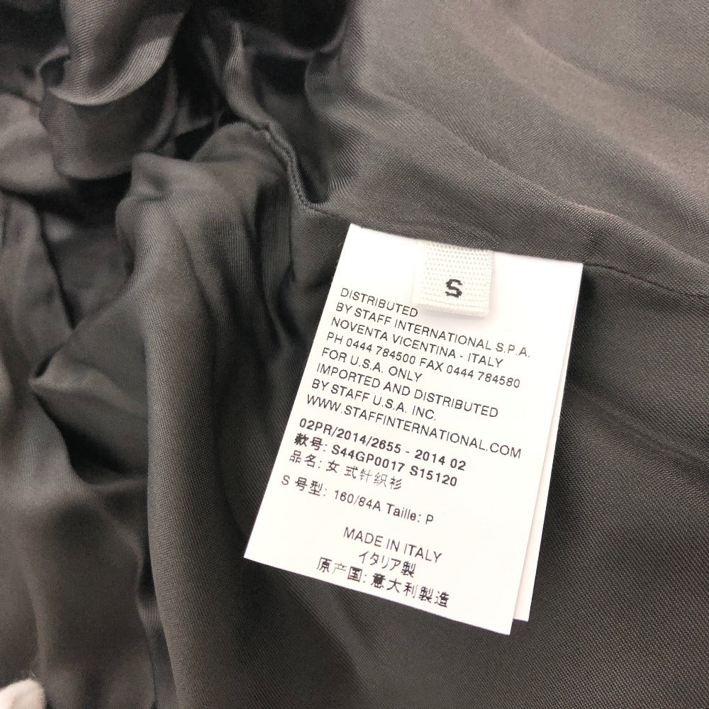 VALENTINO S44GP0017 フリンジ ニット アパレル ジャケット アウター ショート丈 カーディガン キュプラ レディース グレー
