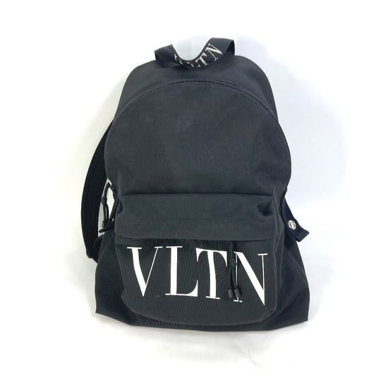 VALENTINO カバン VLTNロゴ バックパック リュックサック ナイロン メンズ ブラック