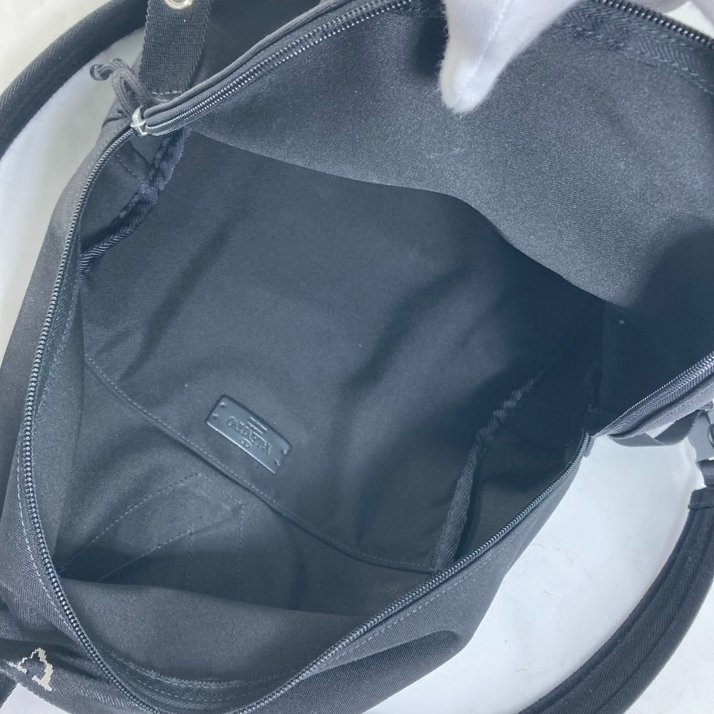 VALENTINO VLTN logo backpack in nylon, black, for men